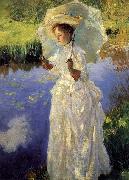 John Singer Sargent Morning Walk by John Singer Sargent oil painting reproduction